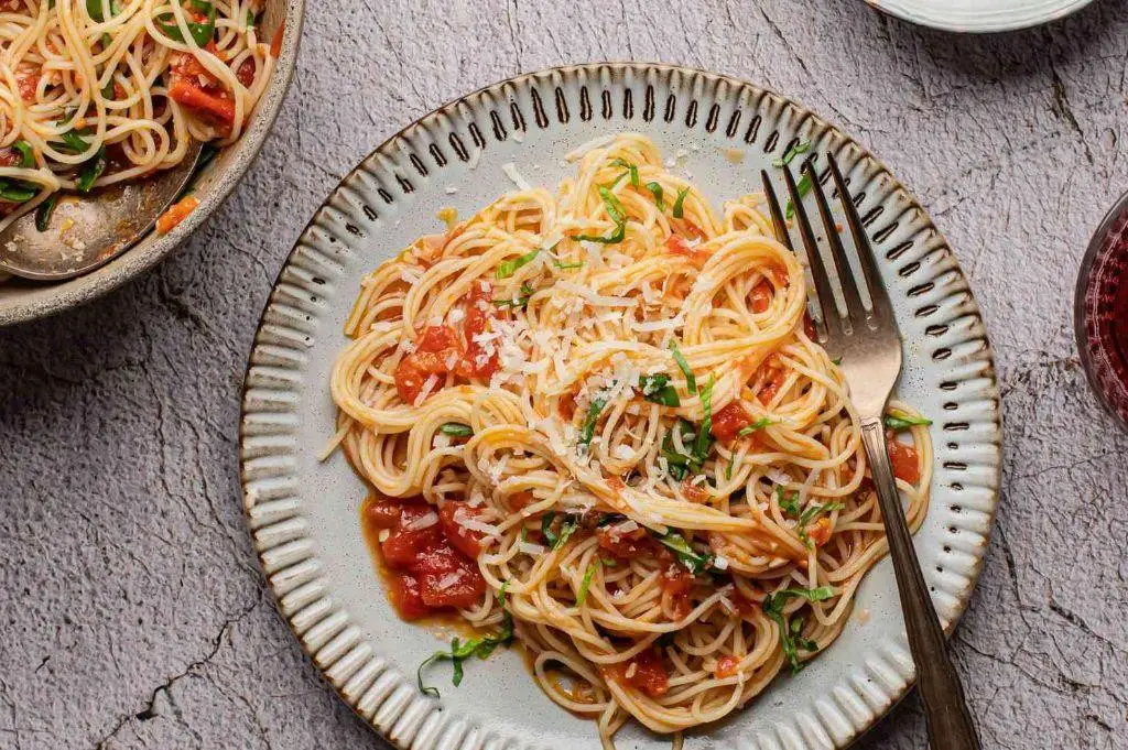 Capellini Pomodoro with Fresh Basil