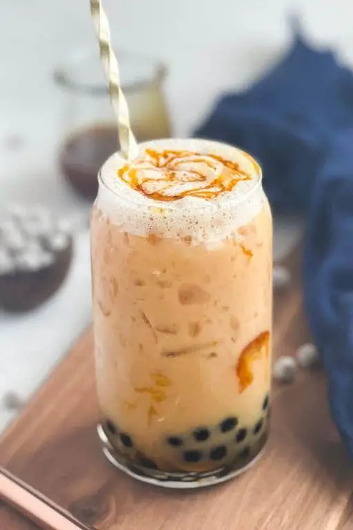 Caramel Almond Milk Tea