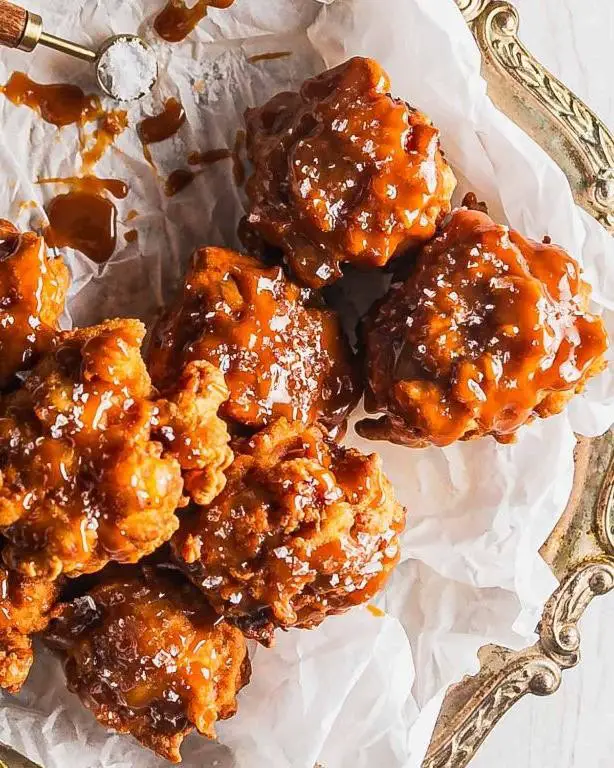 Caramel Apple Fritters