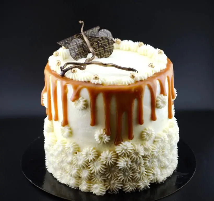 Caramel Swirl Marble Cake