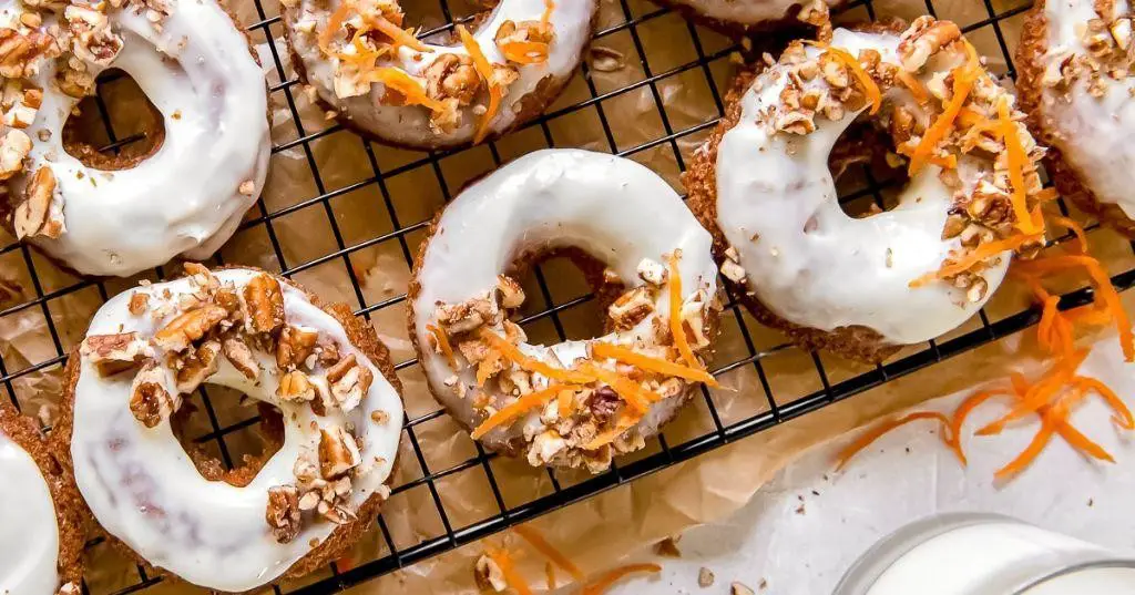 Carrot Cake Baked Donuts