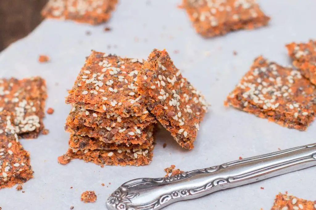 Carrot Pulp Crackers