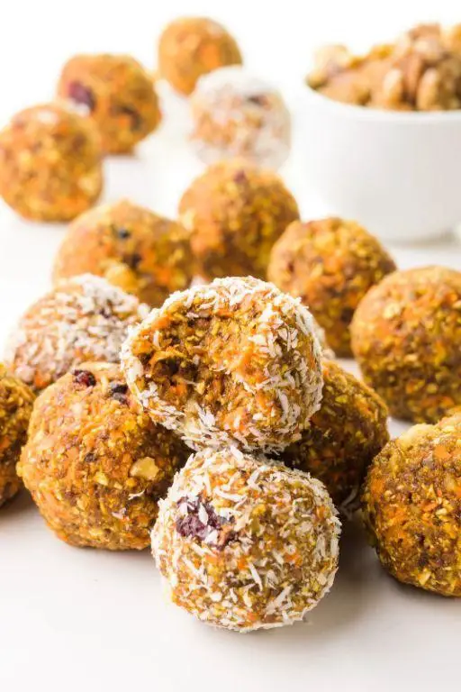 Carrot Pulp Energy Balls