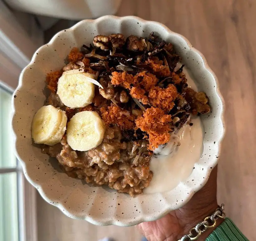 Carrot Pulp Oatmeal