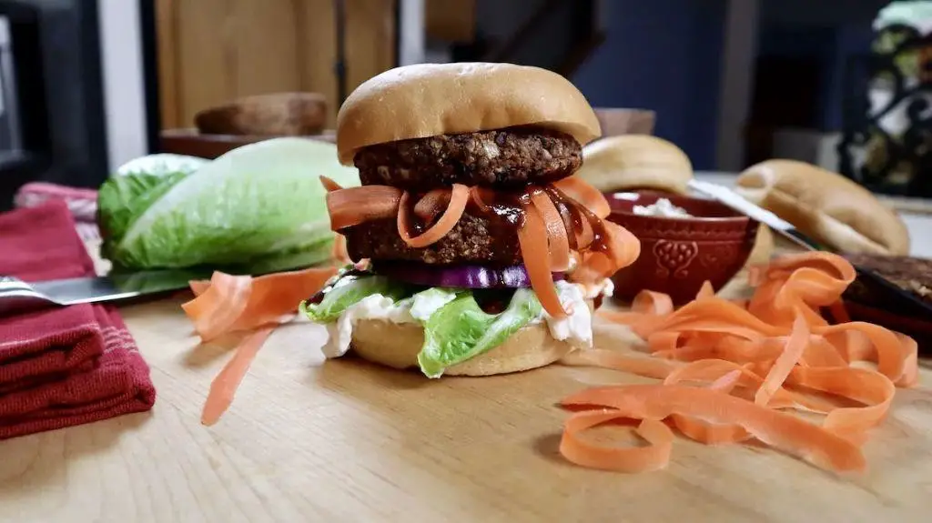 Carrot Pulp Veggie Burgers