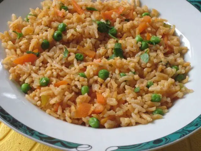 Carrot and Peas Rice