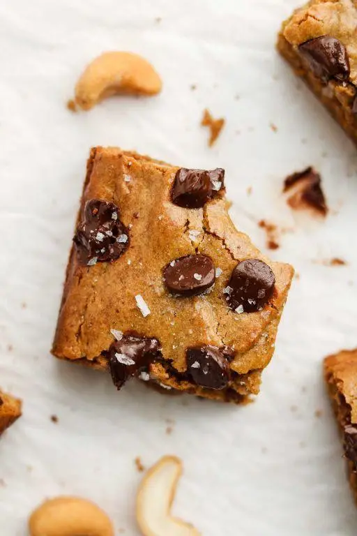 Cashew Butter Blondies