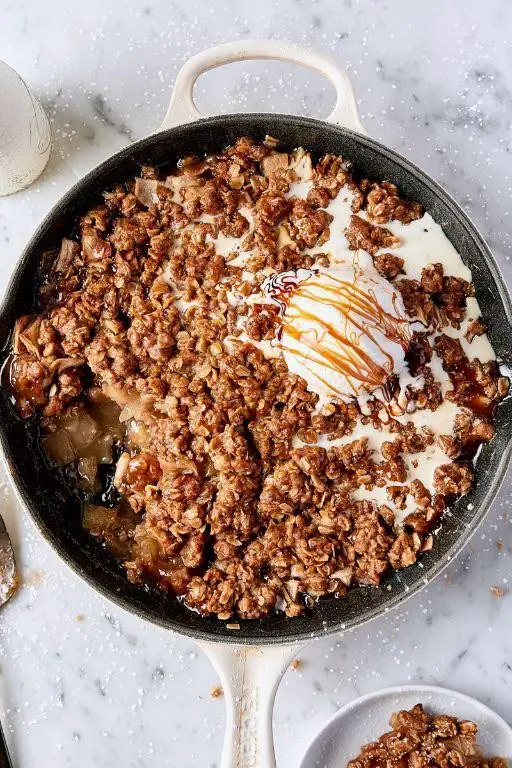 Cast Iron Apple Crisp