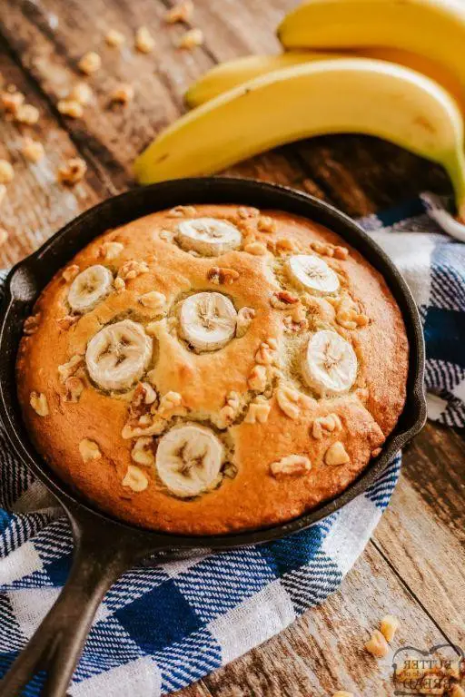 Cast Iron Banana Bread