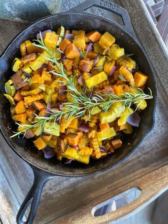 Cast Iron Roasted Vegetables