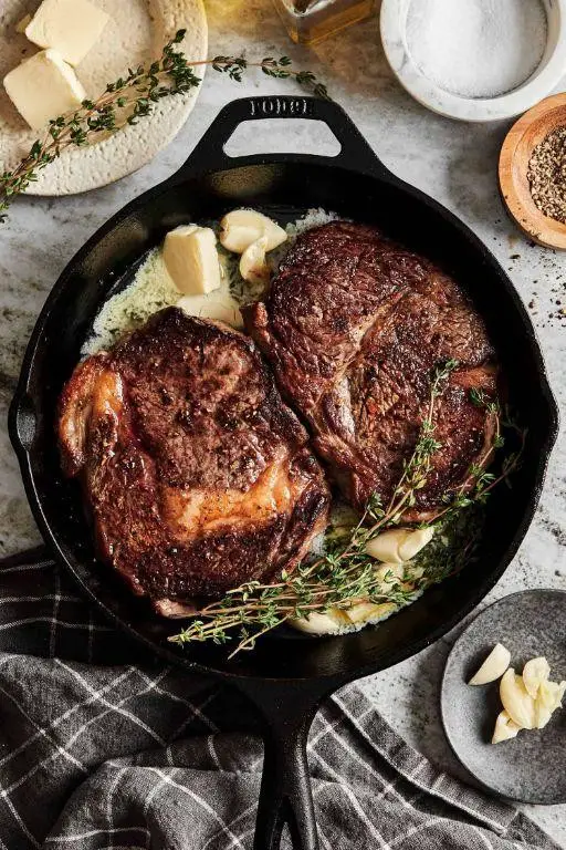 Cast Iron Seared Steak