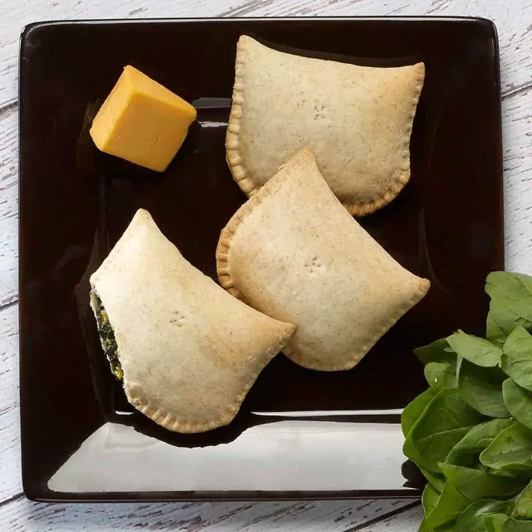 Cheese and Spinach Jamaican Patty