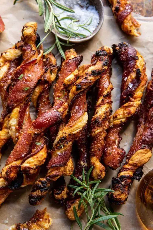Cheesy Chicken and Bacon Pastry Twists