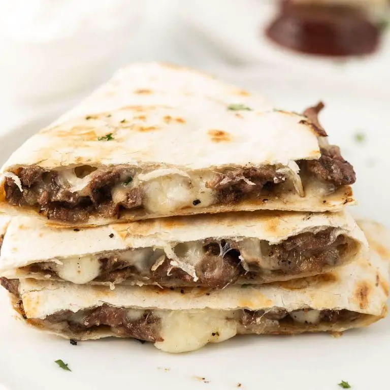 Cheesy Sirloin Quesadillas