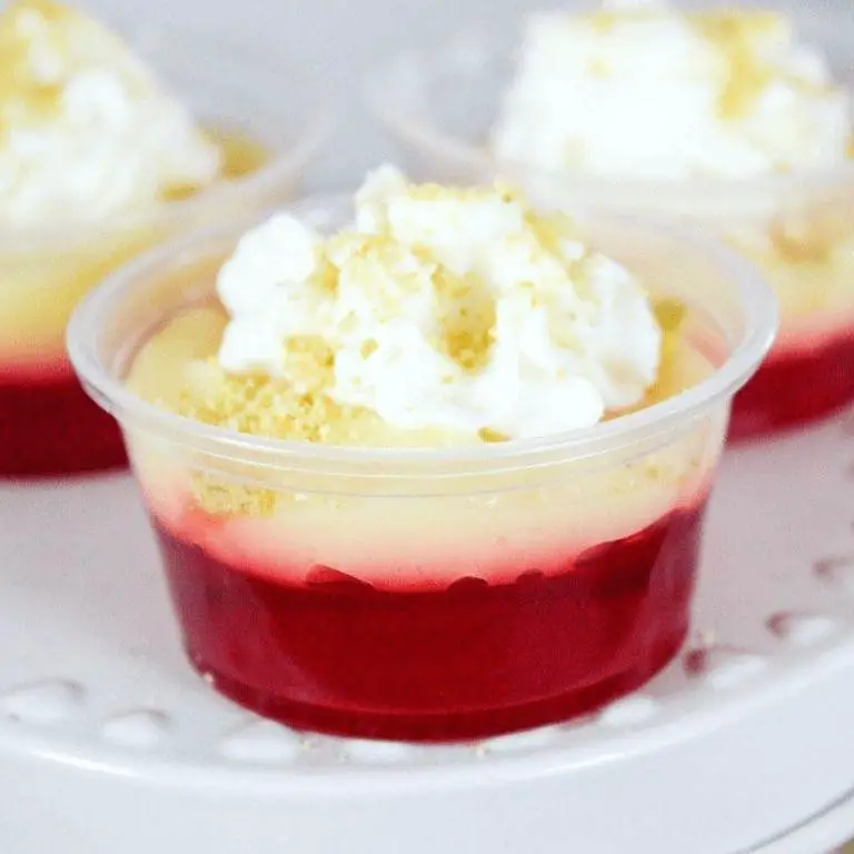 Cherry Cheesecake Jello Shots