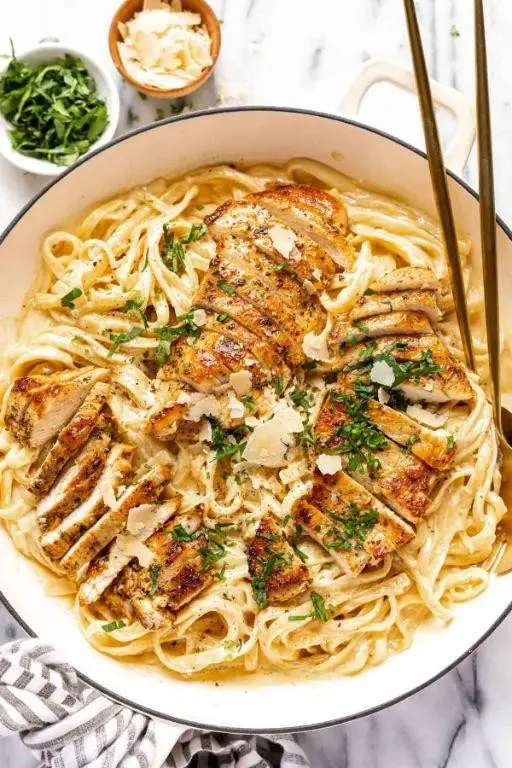 Chicken Alfredo Fettuccine