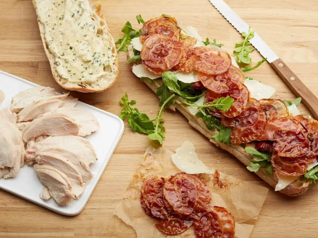 Chicken Caesar Club Sandwich