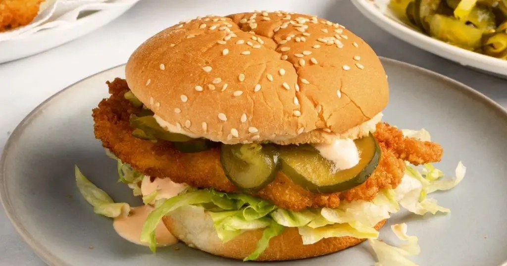 Chicken Cutlet Sandwich with Sriracha Mayo
