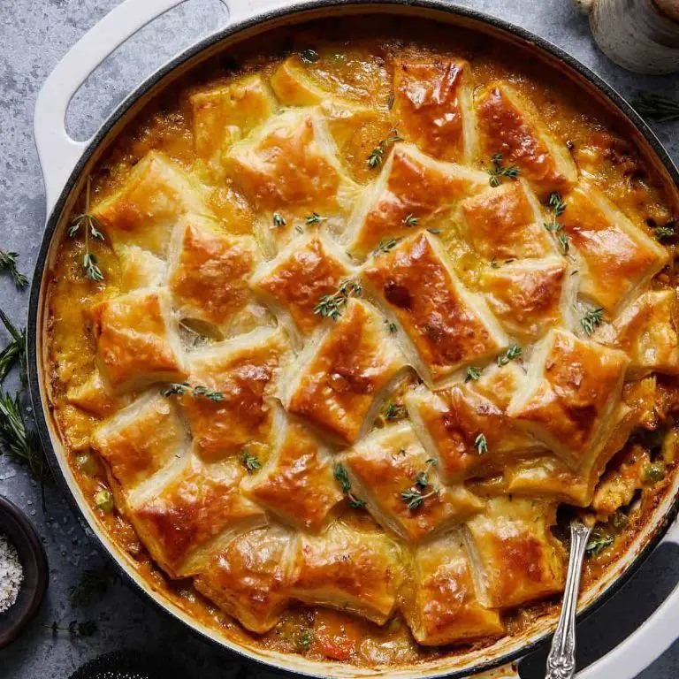 Chicken Pot Pie with Flaky Pastry