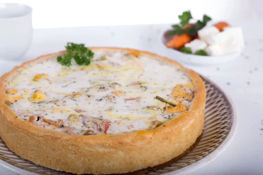 Chicken Pot Pie with a Sweet Potato Crust