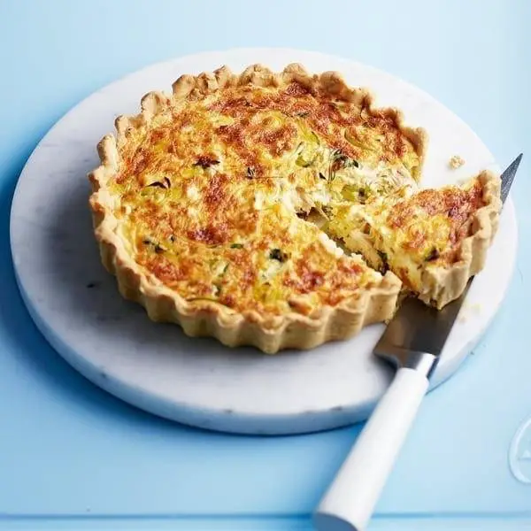 Chicken and Leek Pastry Tart