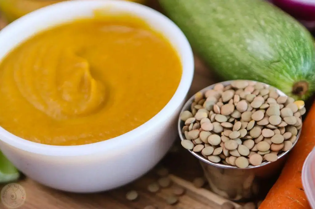 Chicken and Lentil Puree