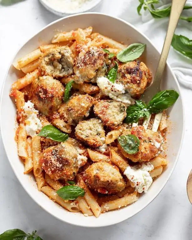Chicken and Ricotta Meatballs