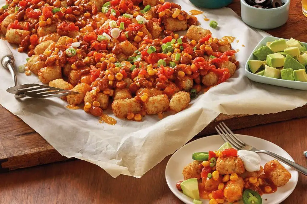 Chili Cheese Tater Tot Nachos