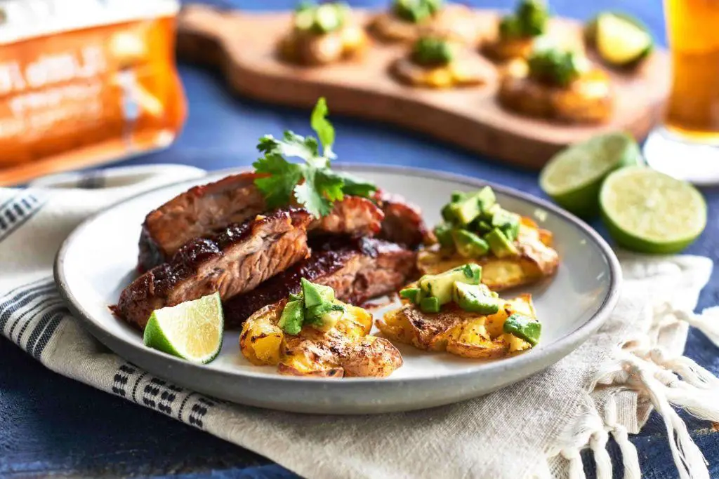 Chili Lime Smashed Potatoes