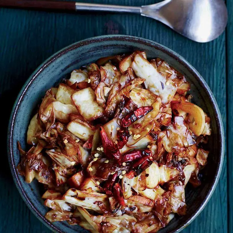 Chinese Hot and Sour Cabbage