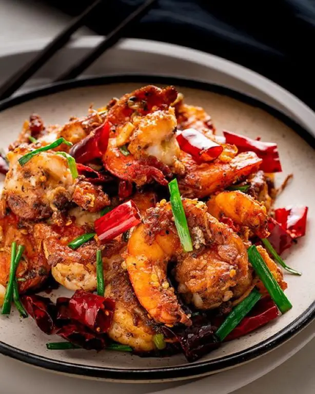 Chinese Sichuan Prawns