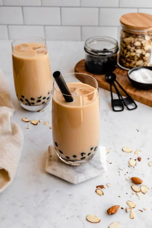 Chocolate Almond Milk Tea