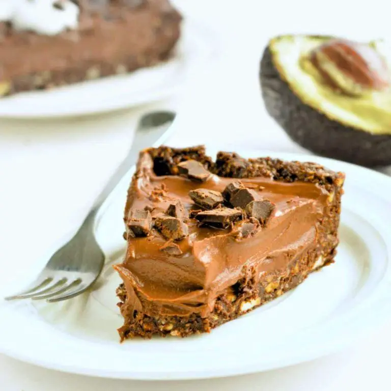 Chocolate Avocado Vegan Pie