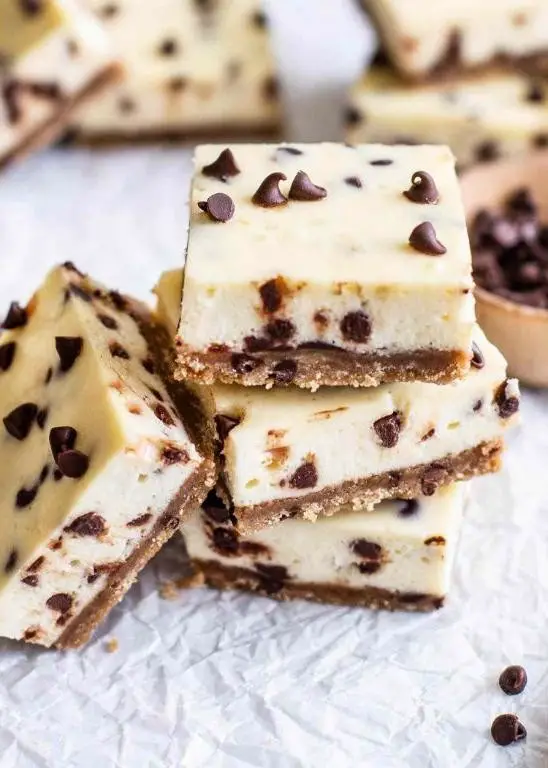 Chocolate Chip Cheesecake Bars