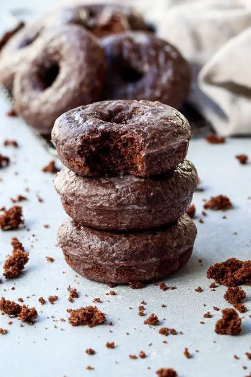 Chocolate Glazed Baked Donuts
