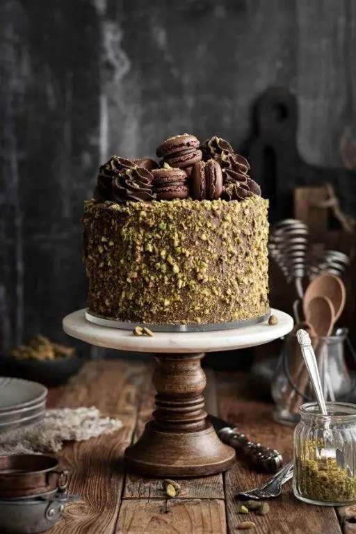 Chocolate Pistachio Cake