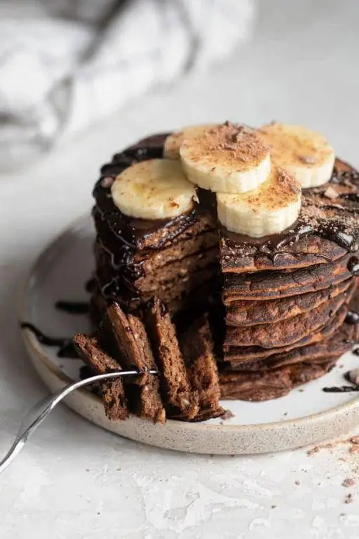 Chocolate Whey Protein Pancakes
