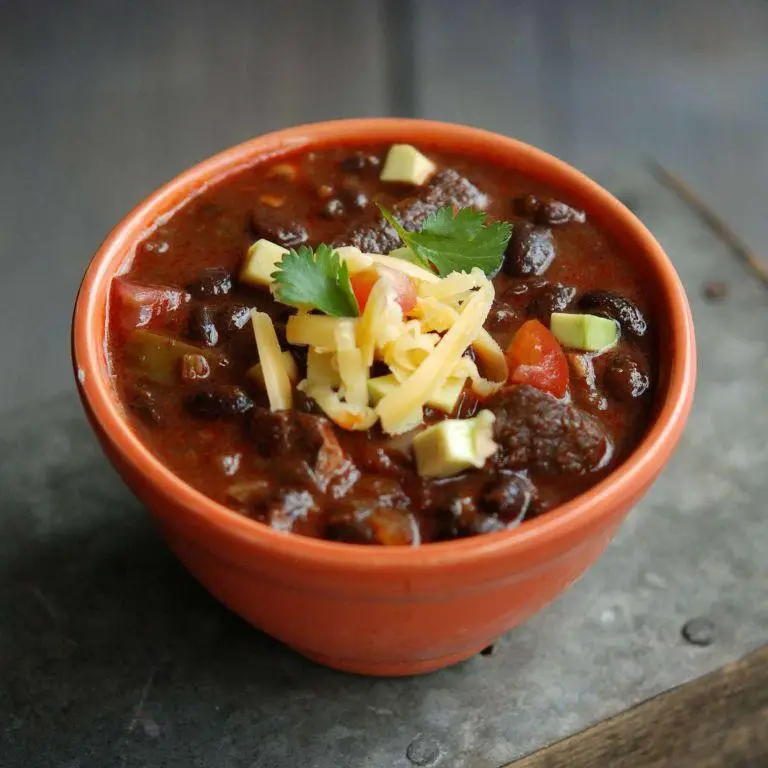 Chopped Pork and Bean Chili