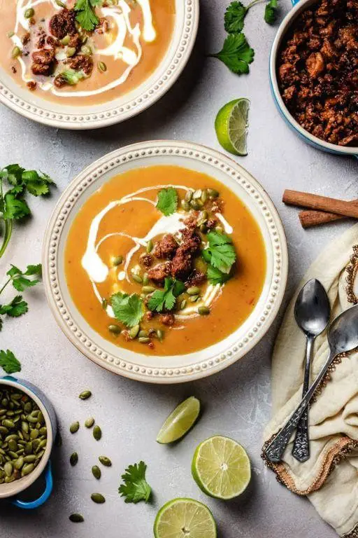 Chorizo and Butternut Squash Soup