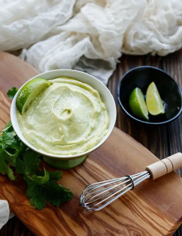 Cilantro Lime Mayonnaise