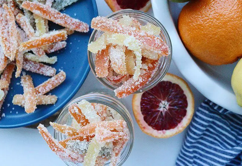 Citric Acid Candied Orange Peels