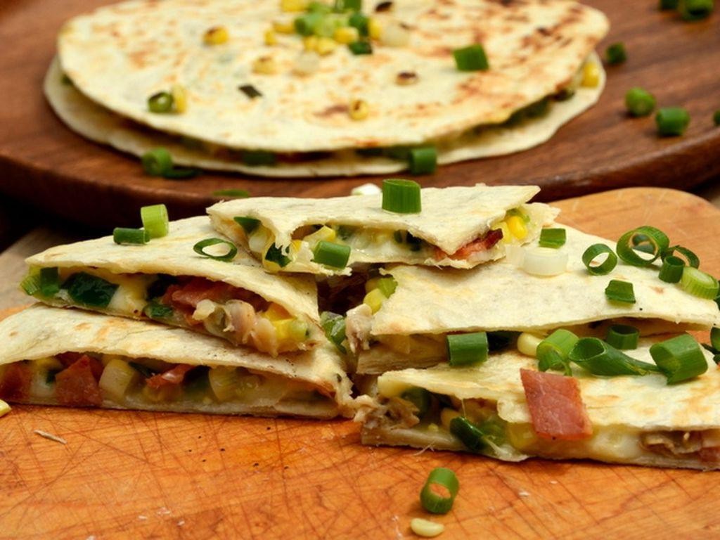 Clam and Cheese Quesadillas