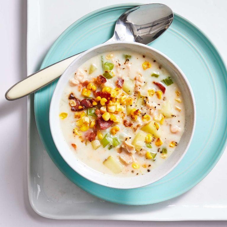 Clam and Sweet Corn Soup
