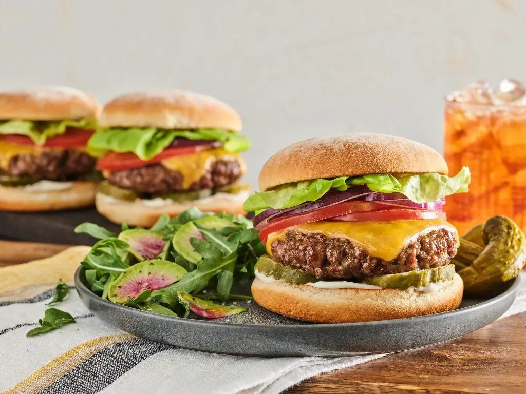 Classic Beef Burgers with Cheese