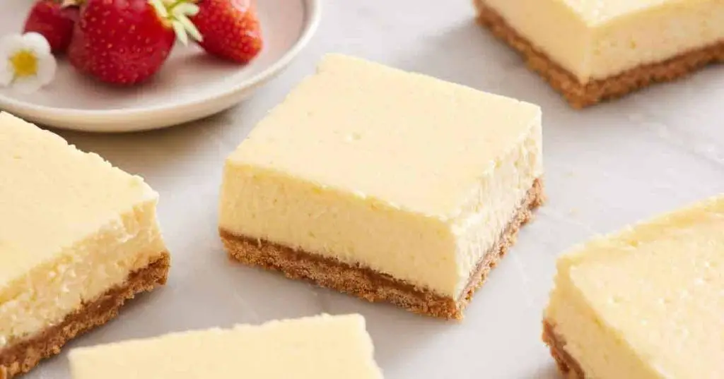 Classic New York Cheesecake Bars
