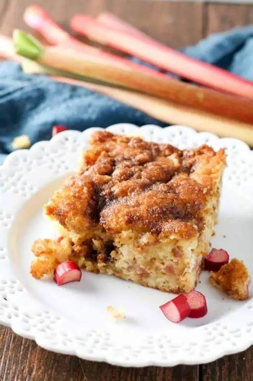 Classic Rhubarb Coffee Cake