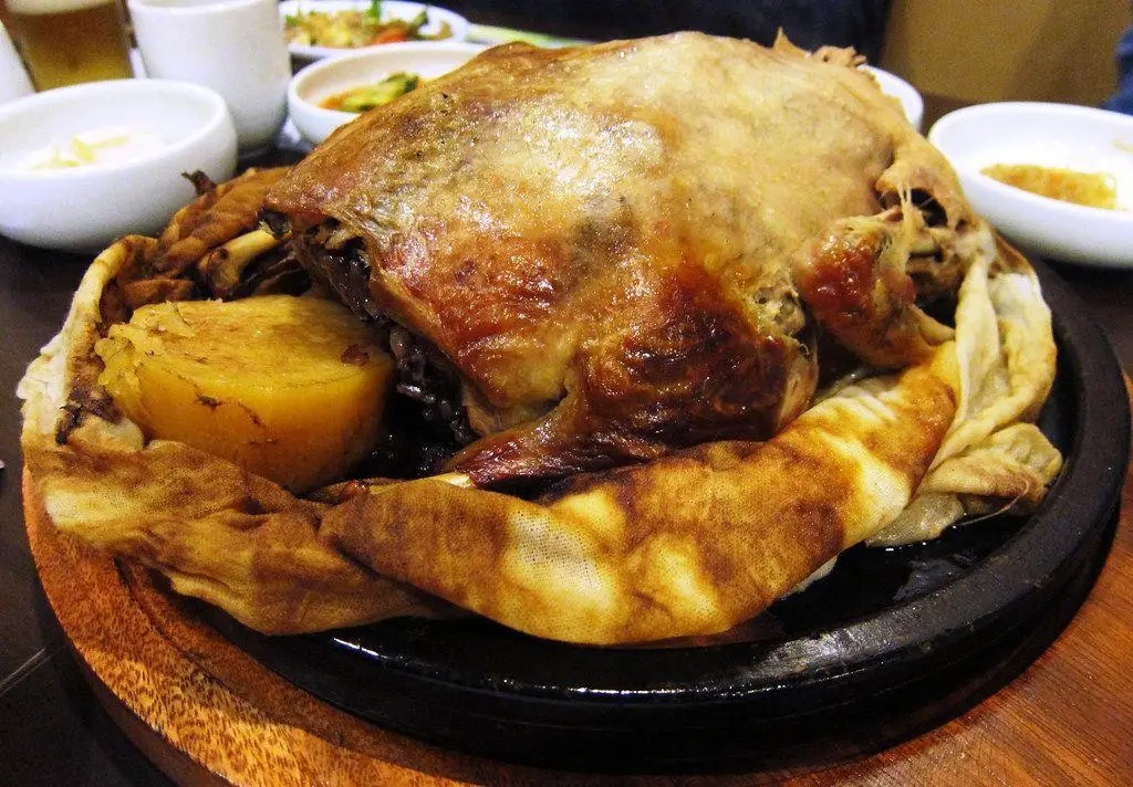 Clay Pot Duck with Chestnuts