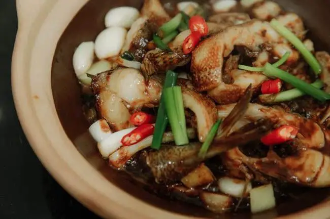 Clay Pot Fish with Ginger and Scallions