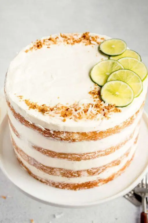 Coconut Lime Birthday Cake