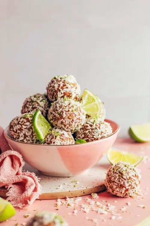 Coconut Lime Candy Bites